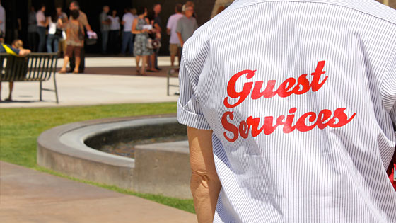 Header Guest Services Visit
